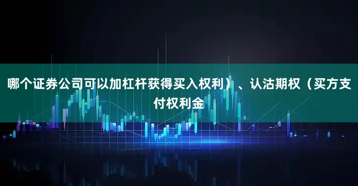 哪个证券公司可以加杠杆获得买入权利）、认沽期权（买方支付权利金