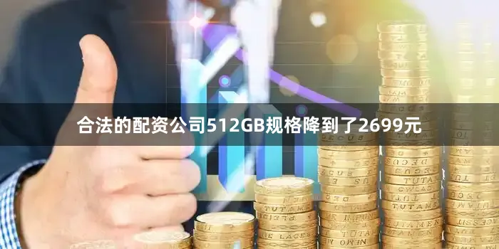 合法的配资公司512GB规格降到了2699元