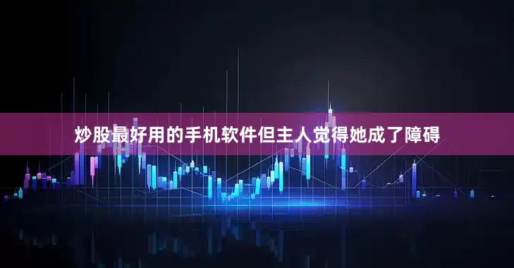 炒股最好用的手机软件但主人觉得她成了障碍